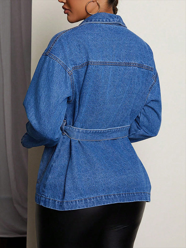Belted Denim Jacket