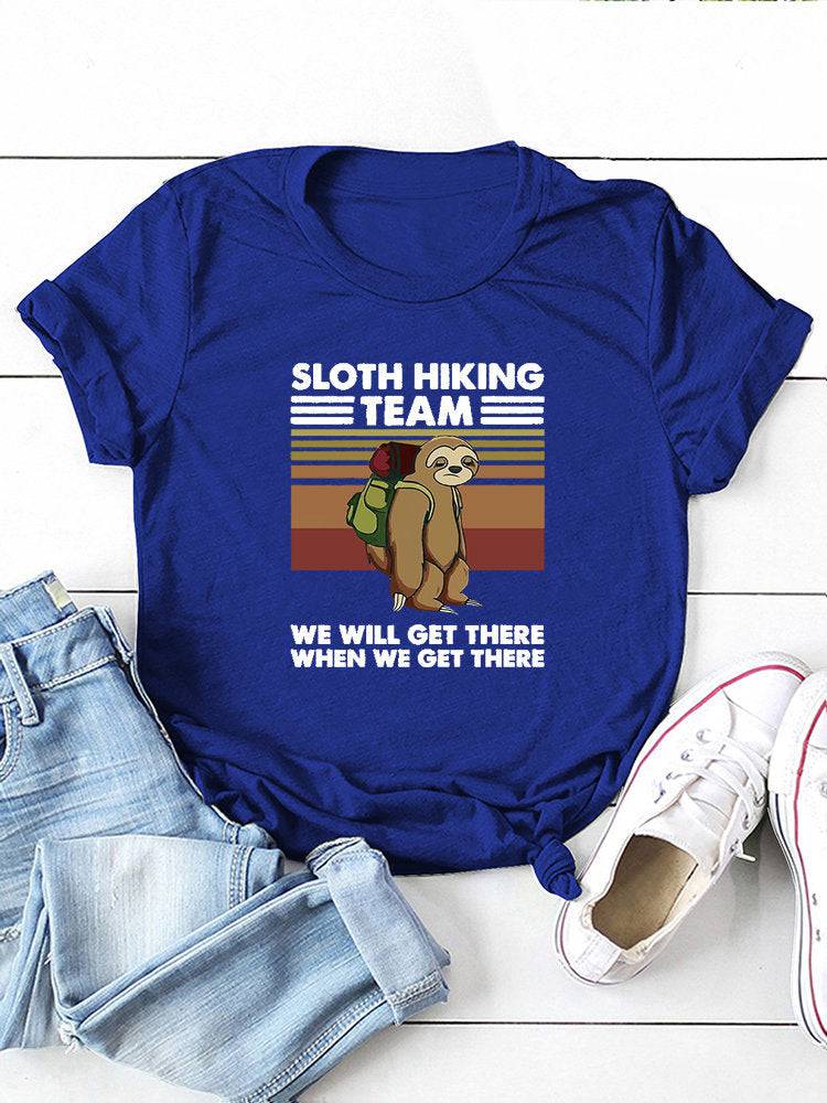 Sloth Hiking Team Tee