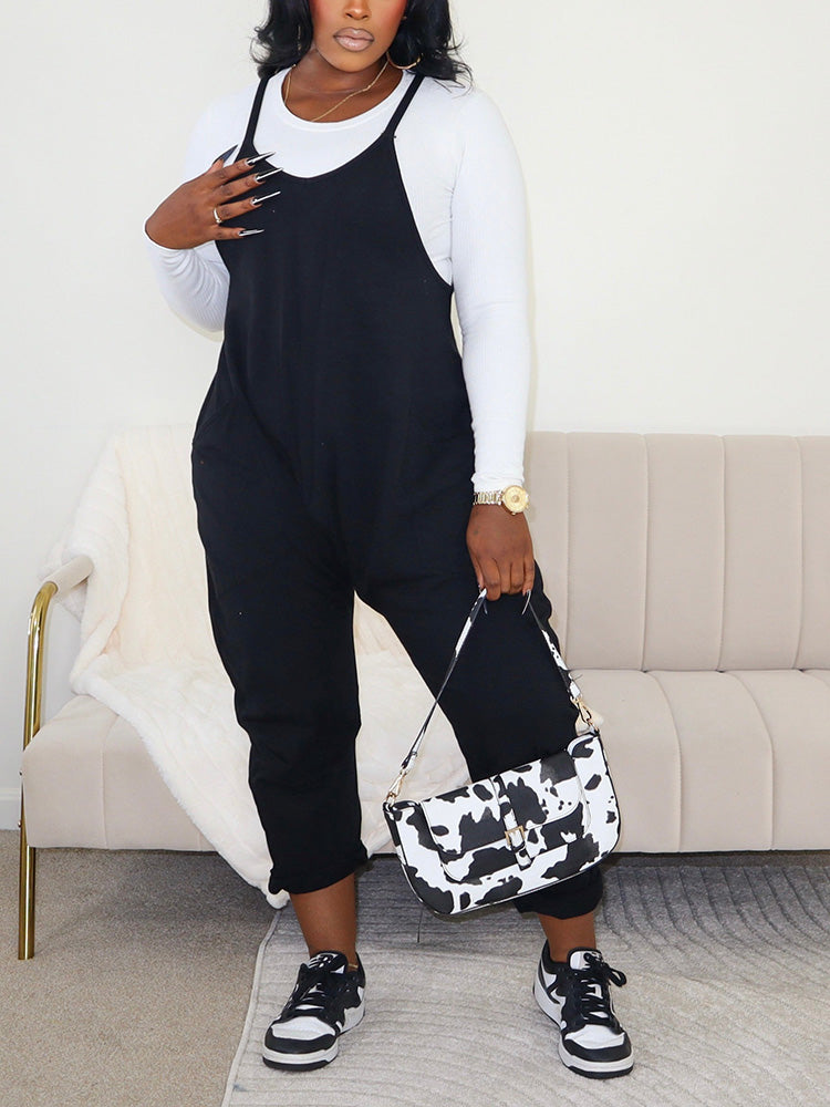 Casual Loose Comfy Overalls