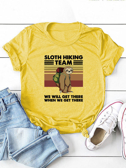 Sloth Hiking Team Tee