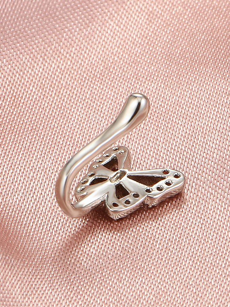 U-shaped Butterfly Nose Ring