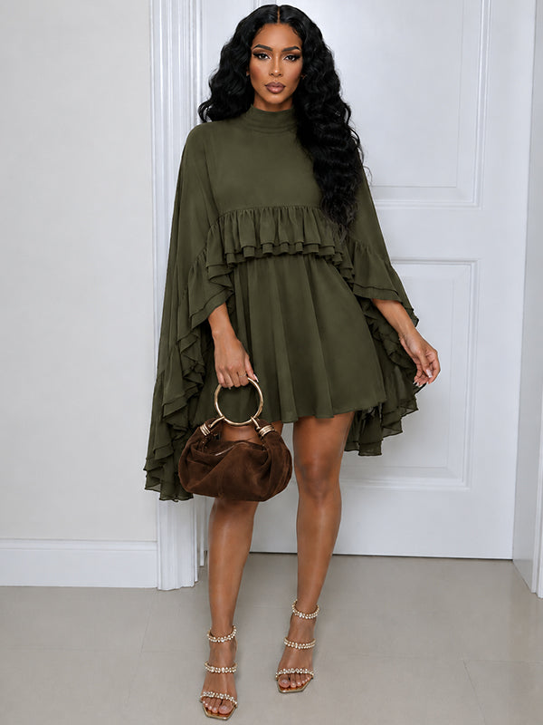 Chiffon Ruffle Dress