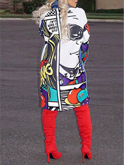 Printed Denim Jacket