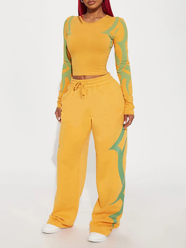 Printed Top & Pants Set