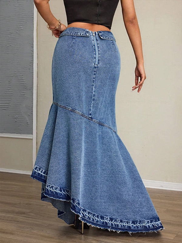 Denim Mermaid Skirt