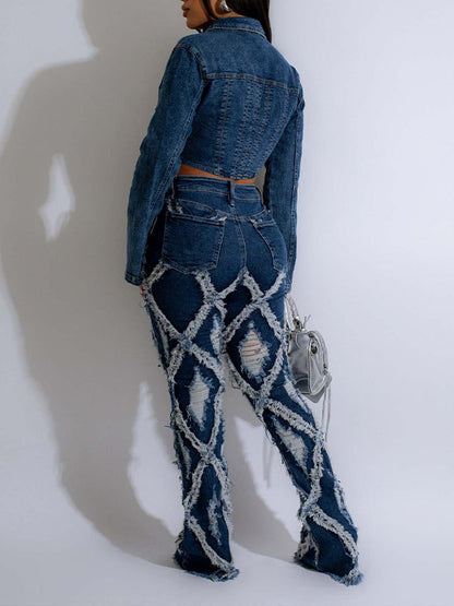 Morchique Distressed Ripped Jeans