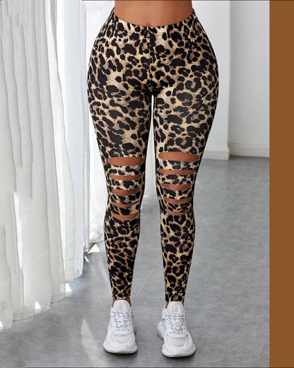 High Waist Cutout Yoga Leggings Peru