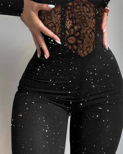 Lace Embellished Jumpsuits