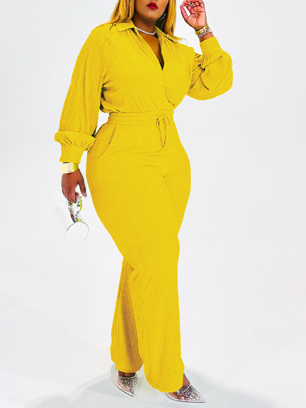 Solid Shirt & Pants Set