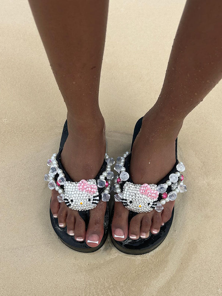 Cute Platform Flip Flops