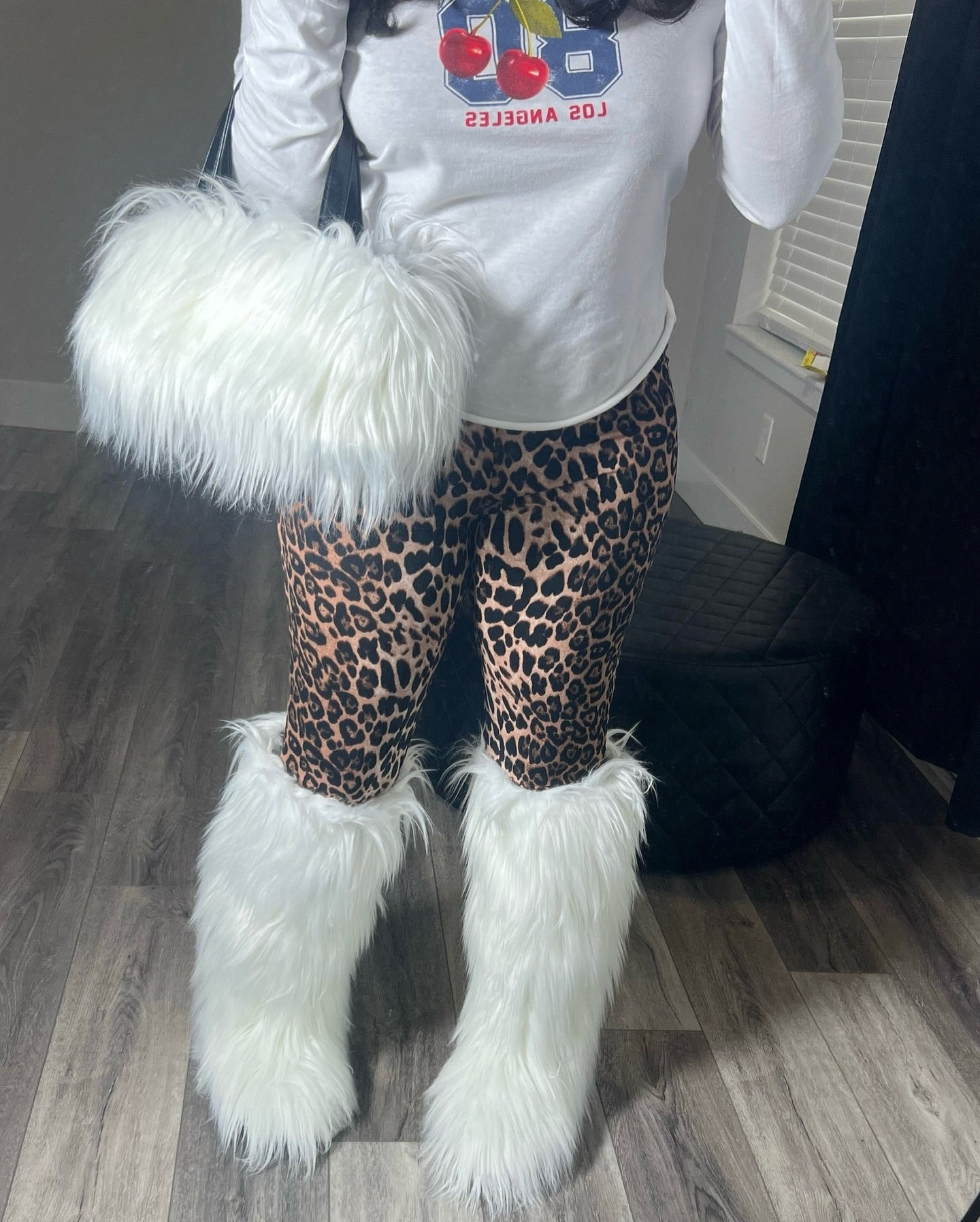 Fluffy Statement Faux Fur Boots