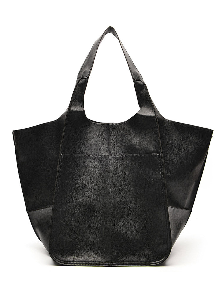 Large Capacity Leather Tote