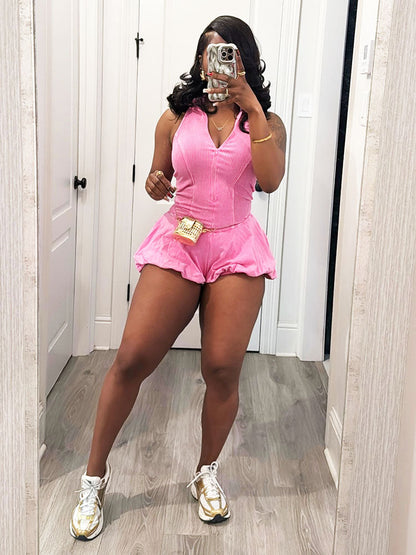 Cotton Candy Bubble Romper