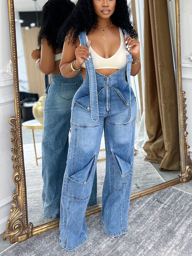 Statement Denim Overalls
