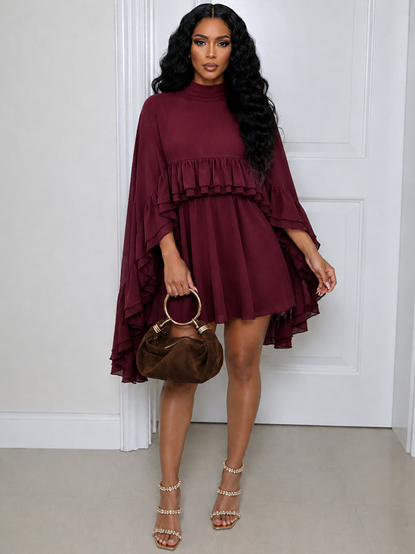 Chiffon Ruffle Dress