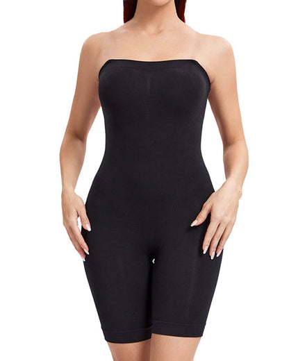 One-Piece Bodysuit Jumpsuit With Removable Straps And Top