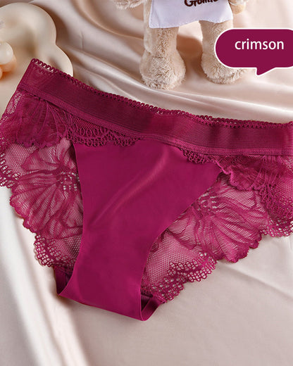 Luxury Ice Silk Underwear VioletRed