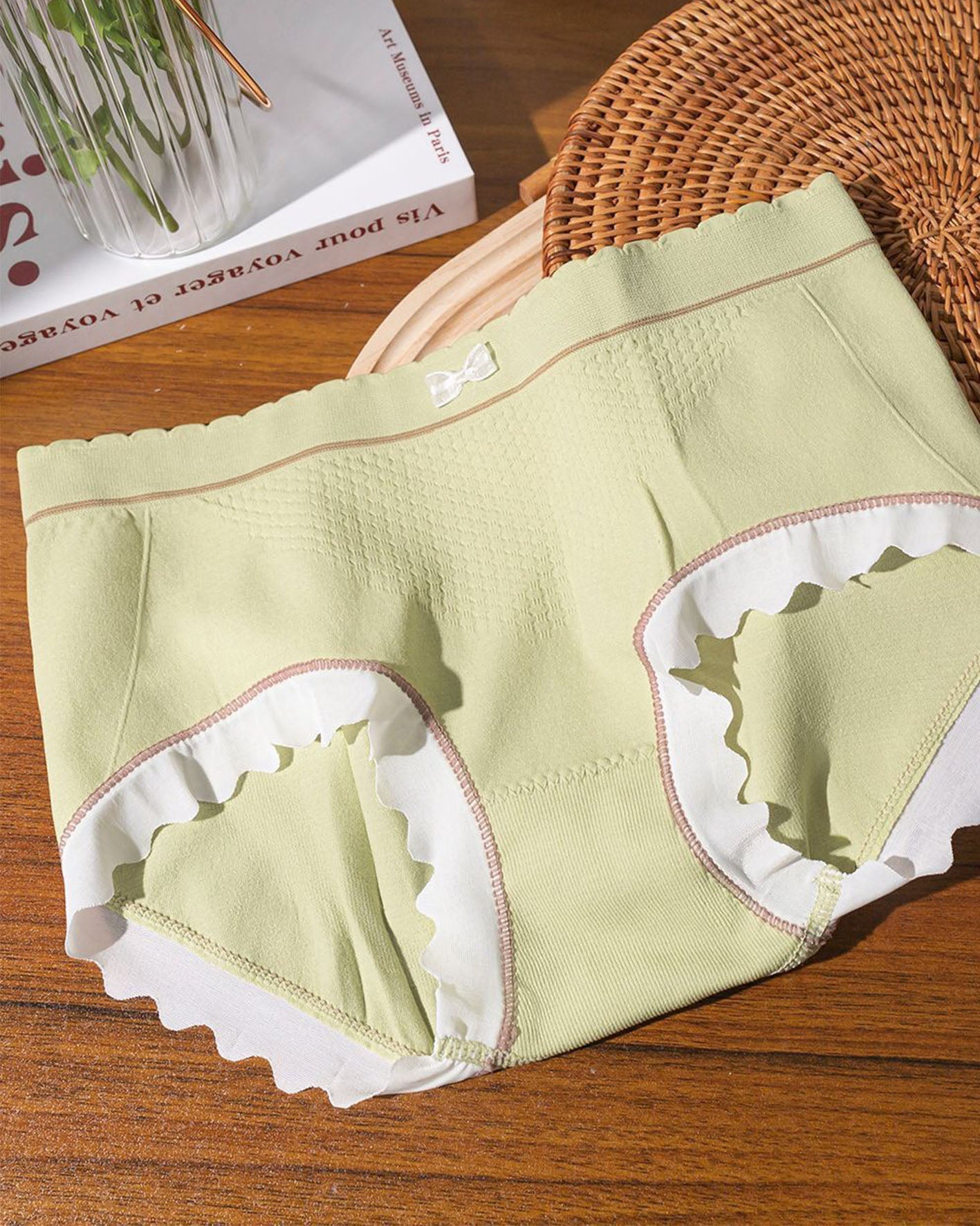 Wormwood Antibacterial Underpants LightGreen One Size