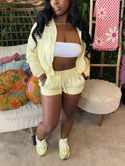 Windbreaker Jacket & Short Set