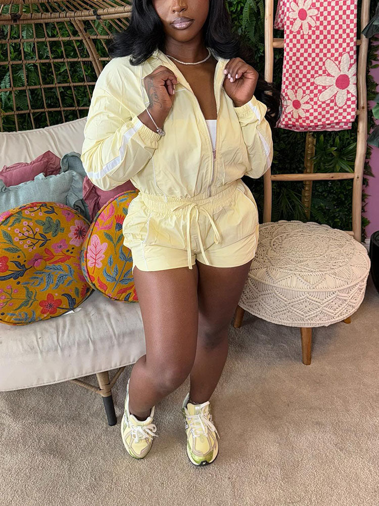 Windbreaker Jacket & Short Set