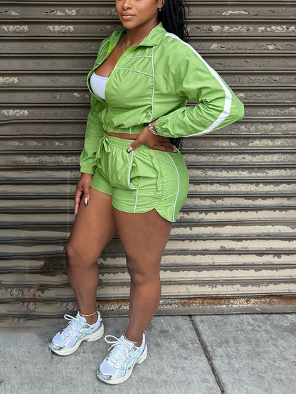 Windbreaker Jacket & Short Set