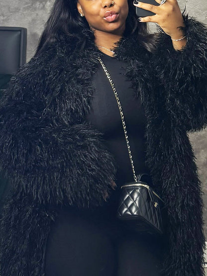 Mongolian Fur Long Coat