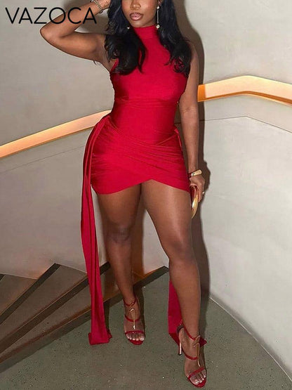 Gorgeous Draped Mini Dress