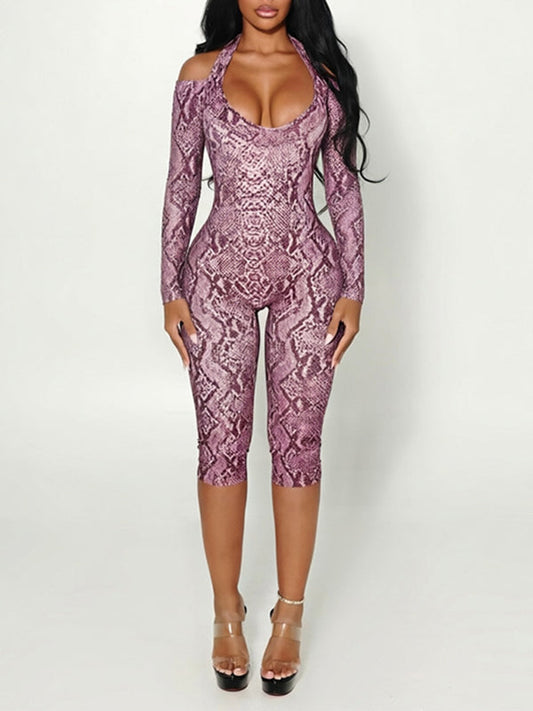 Solid Halter Jumpsuit