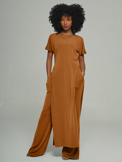 Slit Tunic & Pants Set