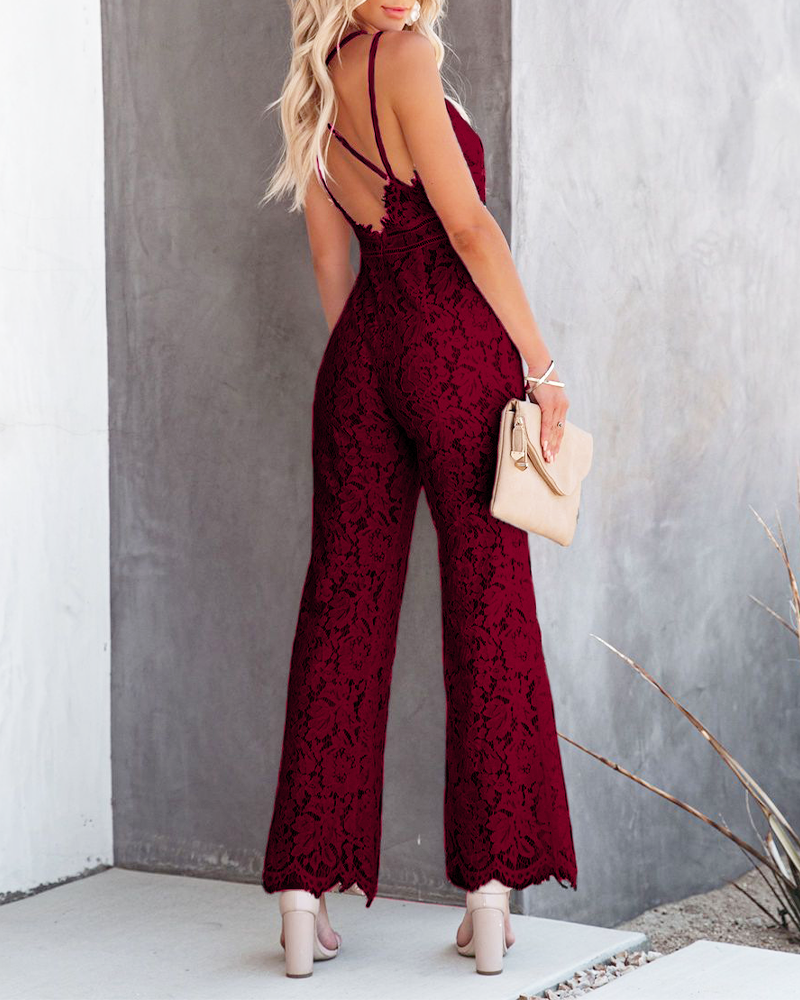 Elegant Lace Jumpsuit