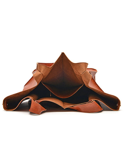 Large Capacity Leather Tote