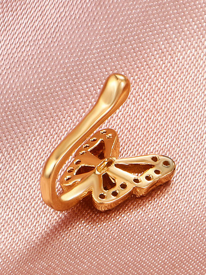 U-shaped Butterfly Nose Ring