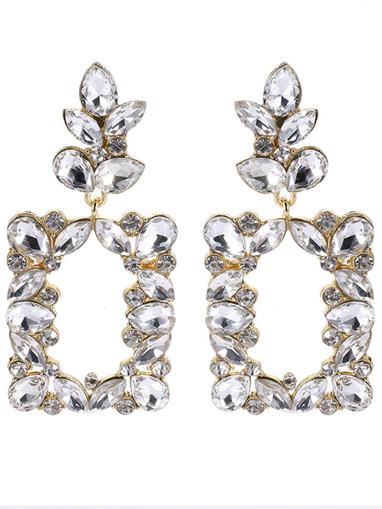 Geometric Irregular Square Earrings