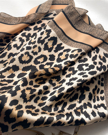 Leopard Print Multipurpose Scarf