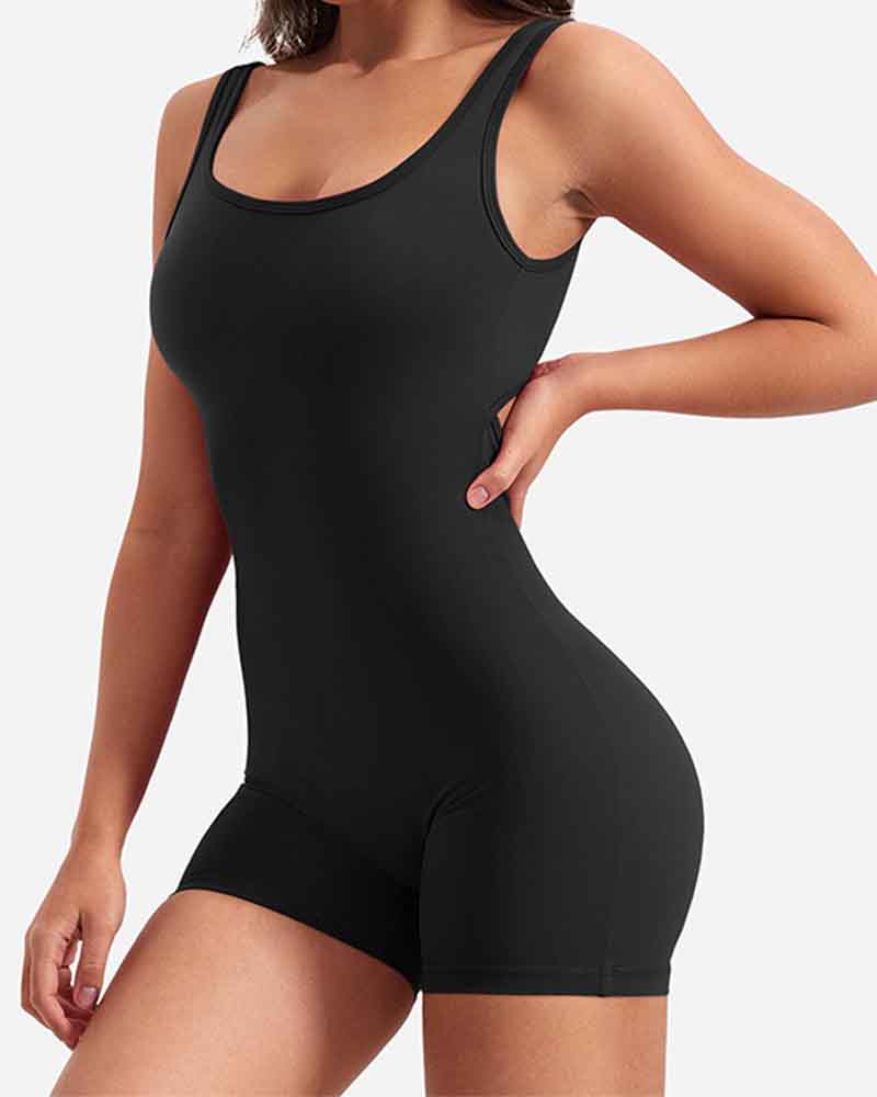 Backless Sleeveless Hip Lift Yoga Jumpsuit