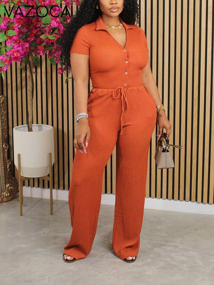Textured Breeze Shirt & Pants Set