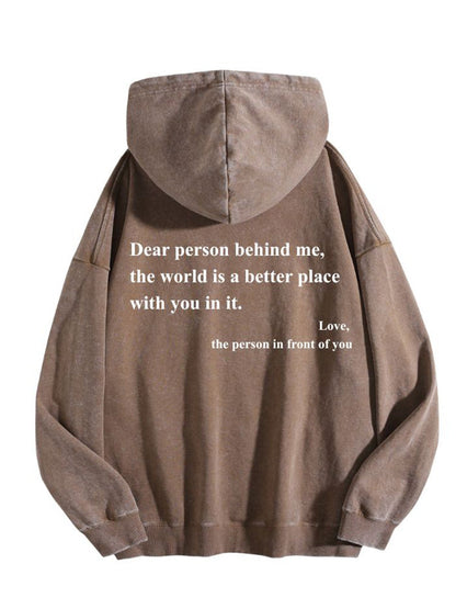You're enough Vintage-Wash Hoodie
