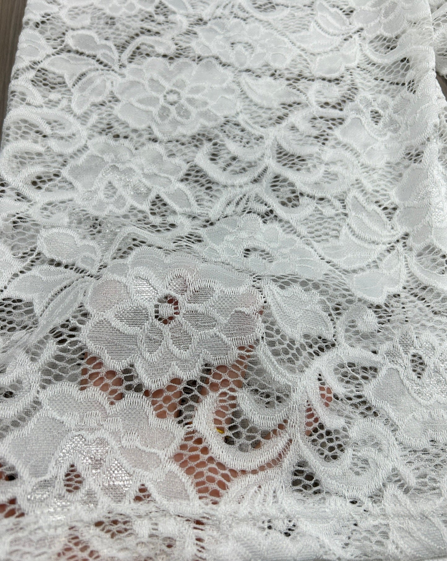 Women’s See-Through White Lace Trousers