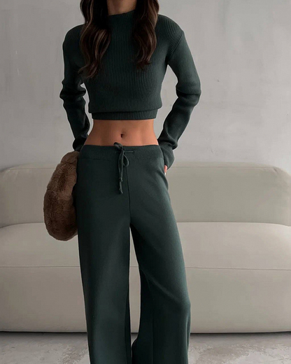 Elegant Casual Trousers Suit