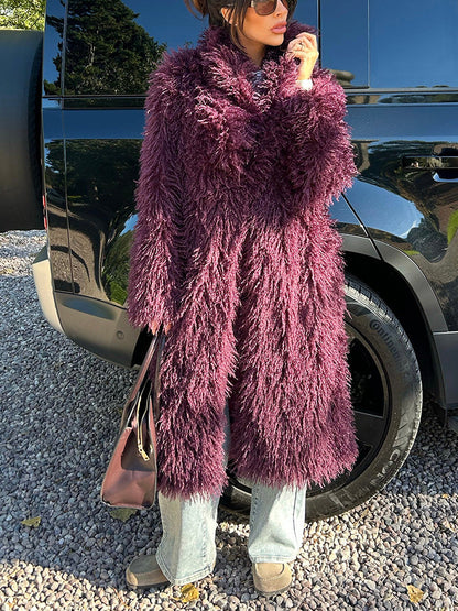 Mongolian Fur Long Coat