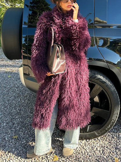 Mongolian Fur Long Coat