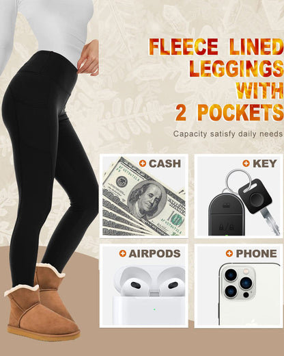 Thickened Fleece Leggings