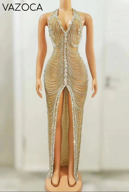 A Celebration Rhinestone Dress