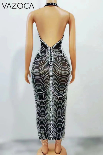A Celebration Rhinestone Dress