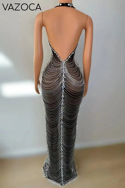 A Celebration Rhinestone Dress