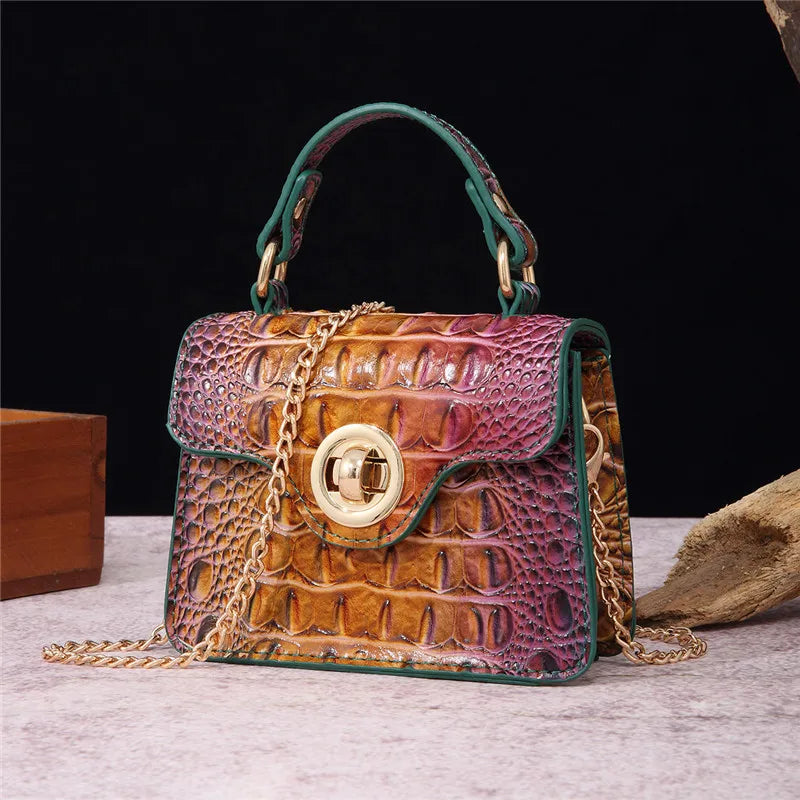 Reptile Vintage Crossbody Bag