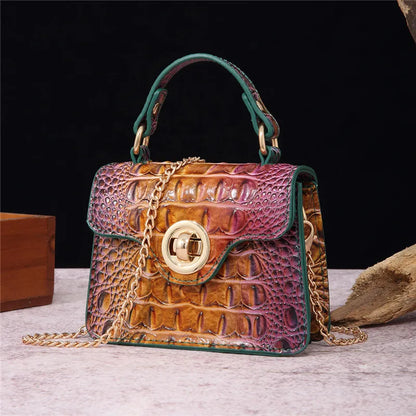 Reptile Vintage Crossbody Bag