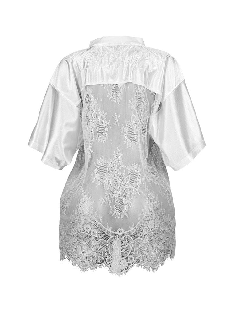 Lace Jersey Top