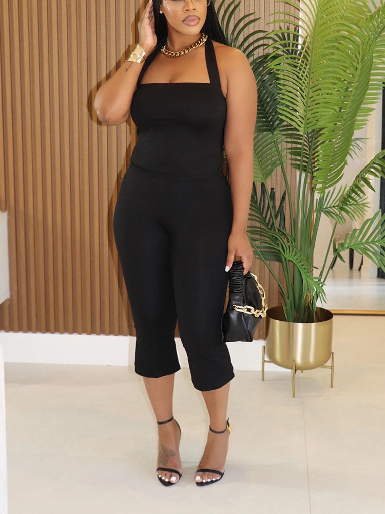 Halter Top & Capri Set