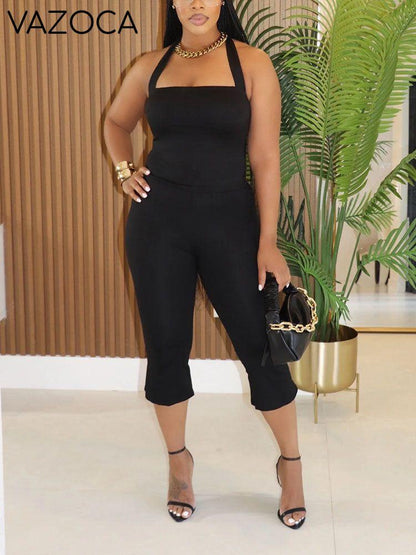 Halter Crop Top & Capri Set